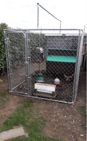 6m x 3m x 2m-20ft x 10ft x 6.6ft- Dog Run – Heavy Duty 33mm bars With Roof Cover