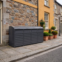 4 Bay Curved Cresent Bin - Premium