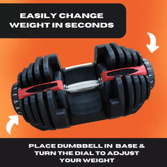 40Kg Adjustable Dumbbell (Pair)