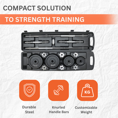 50kg Dumbbell And Barbell Set