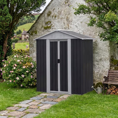 Metal Shed 5x3FT (1.5 x 0.9m) x  Apex Roof - Durable Outdoor Storage Solution