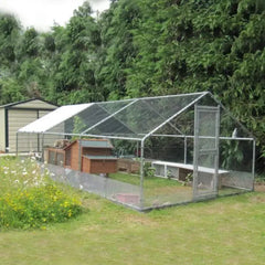 Hen Run with a Free Cover - 6m x 3m x 2m - 20ft x 10ft x 6.6ft - Galvanised Heavy Duty Bars 32MM - Largest bars in Ireland - OLD STOCK
