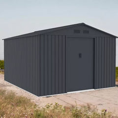Metal Garden Shed – 10'7" x 9'1" - Weatherproof Lockable Storage Solution