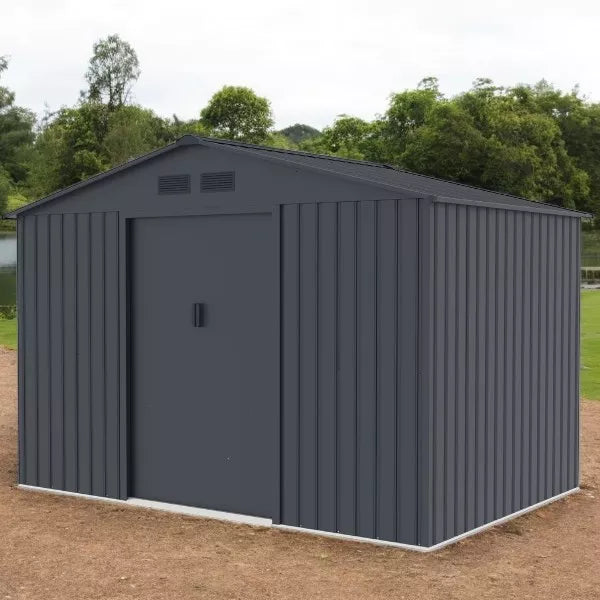 Metal Garden Shed – 6'5" x 9'1" -  Weatherproof Secure Durable Outdoor Storage