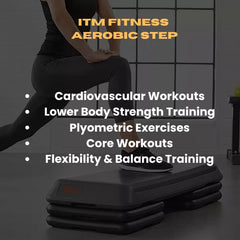Aerobic Step Platform with Adjustable Risers