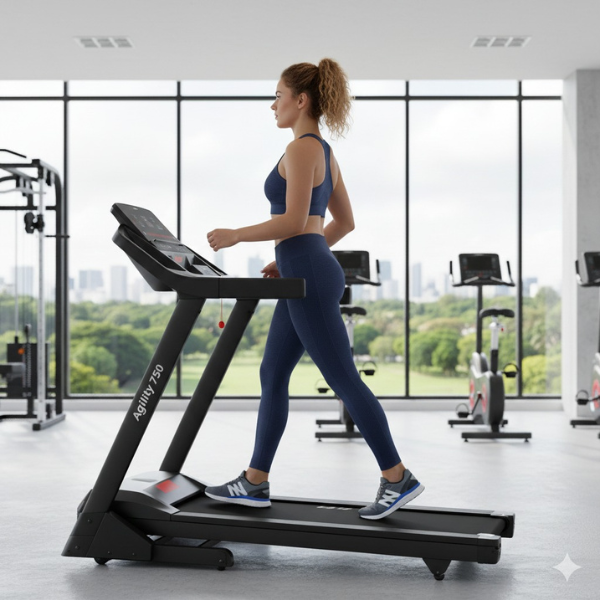 Agility 750 Treadmill | Includes 2-Year Warranty |With Built In Fan | 3.0 HP Motor, 15 Auto Incline