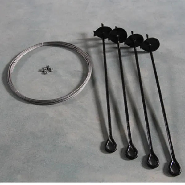 Zinc Steel Shed Anchoring Kit – Durable, Weather-Resistant & Easy Assembly for Secure Garden Sheds