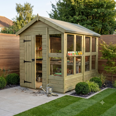 6ft x 8ft Apex Potting Shed – The Perfect Garden Sanctuary