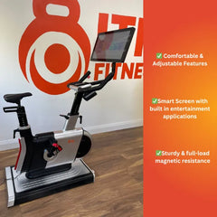 B-89 Smart Commercial Bike – 21.5″ Colour Screen, Commercial Grade Magnetic Resistance