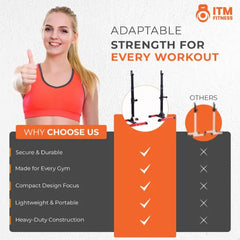 Adjustable Barbell Heavy Duty Support Rack Different Levels 200KG Limit