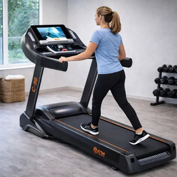C-99 Commercial SMART Folding Treadmill with Incline
