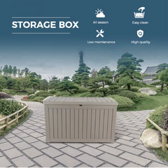 Plastic Outdoor Storage Box 870L ( 147 x 82 x 86cm )