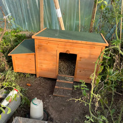Captain Coop Chicken Coop – 6-8 Birds Natural - Return - Slight Damage