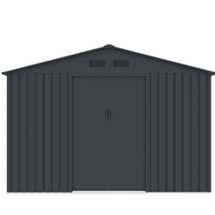 Metal Garden Shed – 10'7" x 9'1" - Weatherproof Lockable Storage Solution
