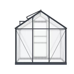 Greenhouse 6x4FT– Durable Polycarbonate Garden Greenhouse with UV Protection and Sturdy Frame