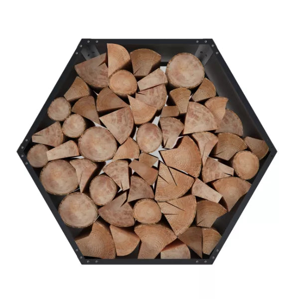 Single Unit Wood Rack – Heavy-Duty Firewood Storage for Indoor & Outdoor Use