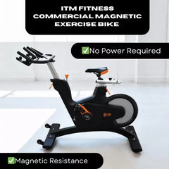 Commercial Magnetic Exercise Bike with 13kg Flywheel –150KG Max Weight - Smooth & Silent Indoor Cycling Trainer