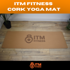 Eco-Friendly Cork Yoga Mat (183cm) | Anti-Bacterial & Non-Slip for Hot Yoga