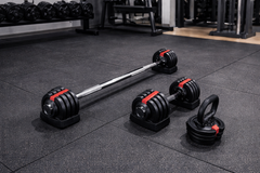 Dumbbell Set – 3-in-1 Barbell, Dumbbell & Kettlebell Save Space
