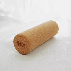 Eco Cork Massage Roller (12x4 in) | Firm Deep Tissue Foam Roller for Muscle Recovery & Myofascial Release
