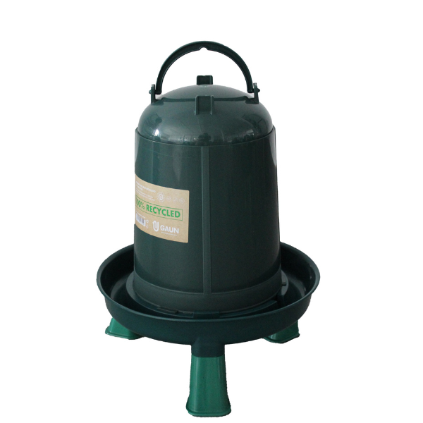 Eco Recycled Chicken & Poultry Drinker with Legs (8 L)