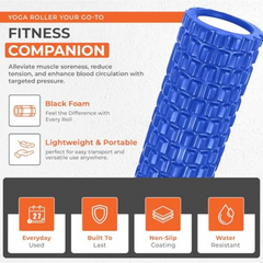 Massage Foam Roller Blue