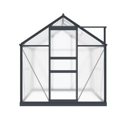 Greenhouse 6x8FT – Large Polycarbonate Garden Greenhouse with UV Protection & Sturdy Frame
