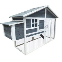 Eggs-R-Us Chicken Coop (Grey) | Ideal for 4-6 Hens