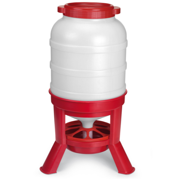 Hopper Feeder 40L - Anti-Waste Poultry Feeder | Keep Feed Clean & Dry