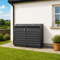 2 Bay Curved Cresent Bin - Premium