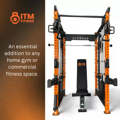 Multifunctional Power Rack & Adjustable Weight Bench Bundle with Plates, & Extra Attachments