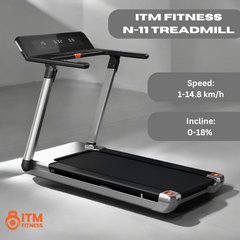N-11 Treadmill - - 3HP Motor- 3 Second Fold and Hi Tec Shock Absorbtion