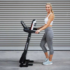 POWER TRACK 3000 Folding Treadmill - 13KPH Top Speed for Fast Jogging