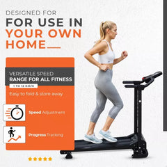 POWER TRACK 500 Folding Space Saver Treadmill | 2-Year Warranty |