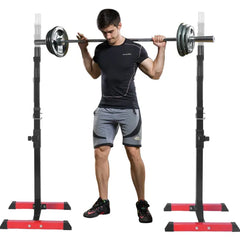 Adjustable Barbell Heavy Duty Support Rack Different Levels 200KG Limit