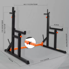 Adjustable Barbell Rack Heavy Duty