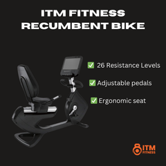 Commercial Recumbent Bike - Low Joint Impact