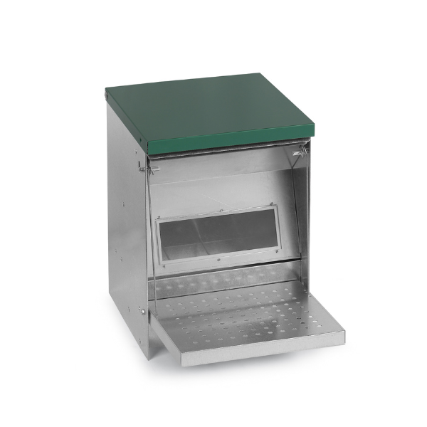 5kg Rooster Treadle Feeder | Pest-Proof Metal Chicken Feeder