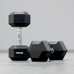 Rubber Hex Dumbbell