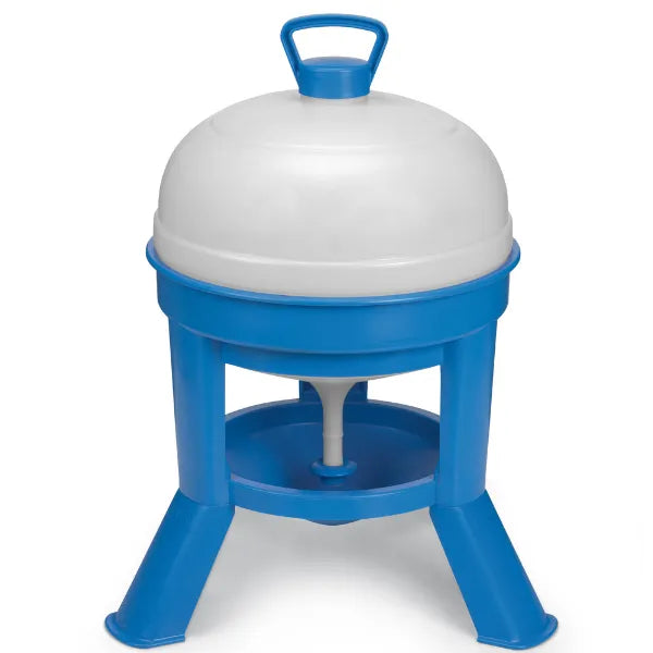 20L Siphon Chicken Drinker | Raised Tray Poultry Waterer