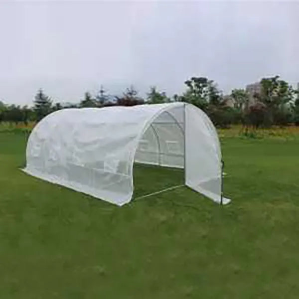 Spare 6x3m Polytunnel Plastic Cover Zip Door - Green