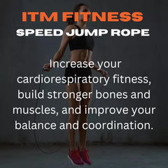 Speed Jump Rope with Anti Slip Handles