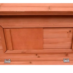 The Eggland Chicken Coop & 20kg Layers Feed Starter Bundle – Natural Wood Hen House (6-9 Birds) with Complete Poultry Nutrition