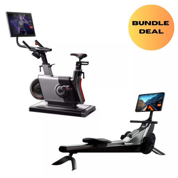 Ultimate SMART Cardio Bundle - Commercial Bike & Rowing Machine