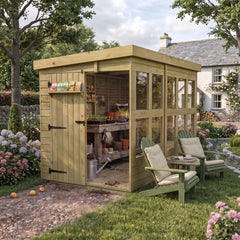 6ft x 10ft Pent Potting Shed – The Ultimate Garden Workspace