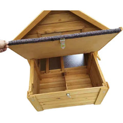Egg-Zotic Chicken Coop With Wheels – 6-8 Birds - Natural Wood