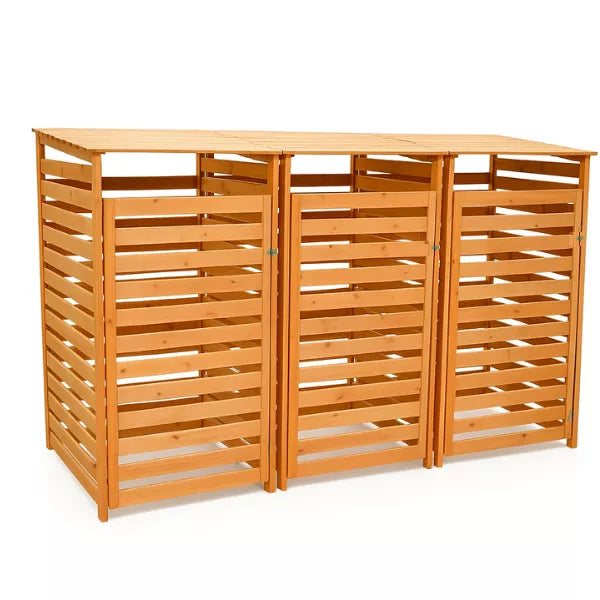 Special Offer: 3  X Wheelie Bin Storage – 1 Bay – Natural – €199