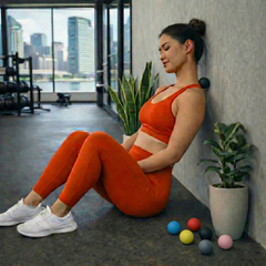 Deep Tissue Massage Ball | Trigger Point Therapy & Myofascial Release Tool for Muscle Knots